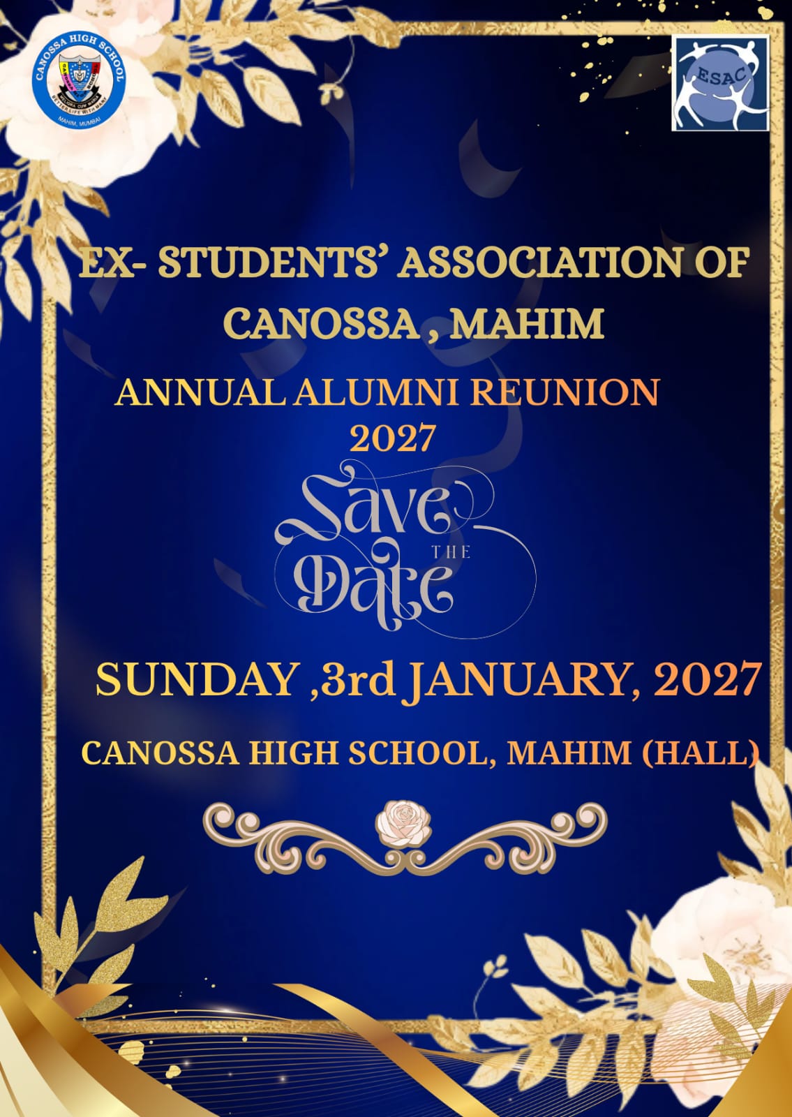 Ex-Students Association of Canossa Mahim — Annual Alumni Reunion
