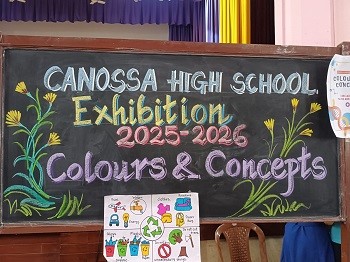 Colours and Concepts — exhibition board
