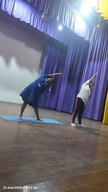 International Yoga Day — group session